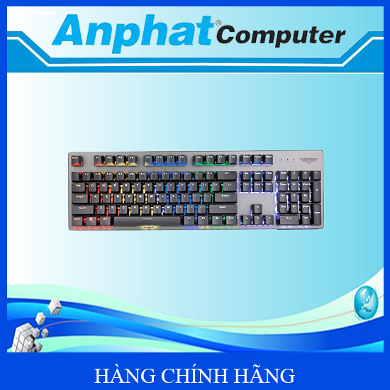 Bàn phím cơ Newmen GE369R Hotswap, RGB - Hàng Chính Hãng