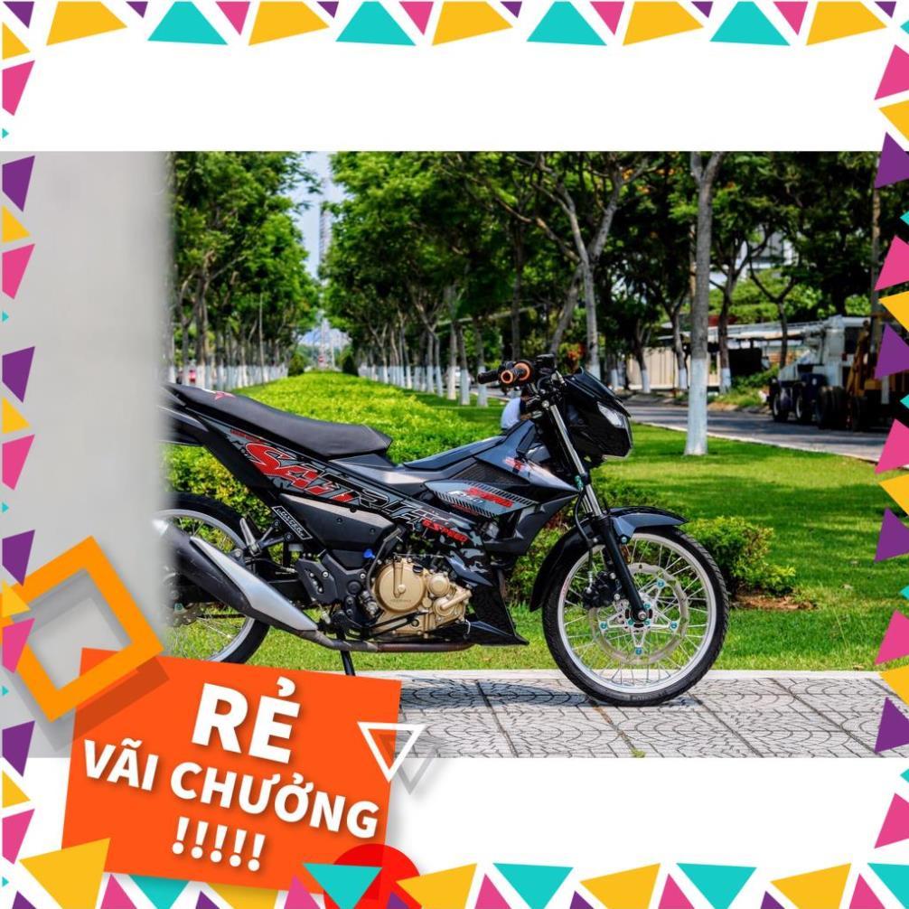 Tem Rời Raider FI Mẫu Xám Đen Đỏ Chữ Satria