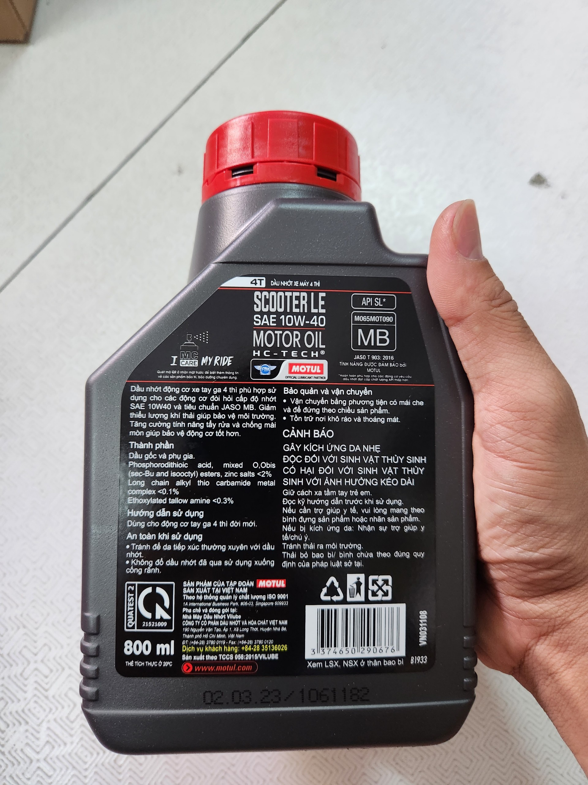 Motul Scooter 10W40 800ml tặng Motul Gear Oil 80W90 120ml nhớt hợp số nhớt máy xe tay ga