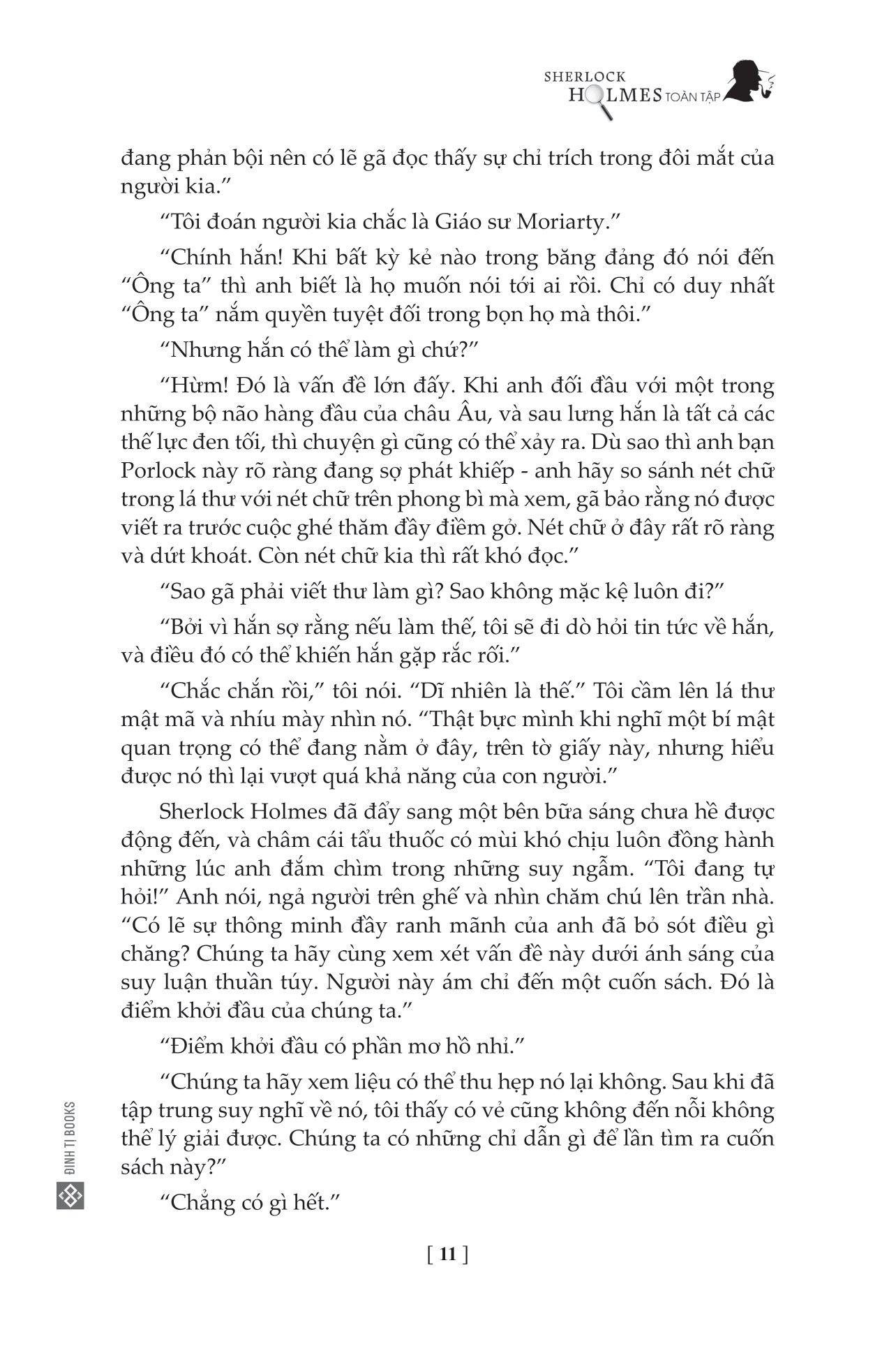 Sherlock Holmes Toàn Tập - Tập 3