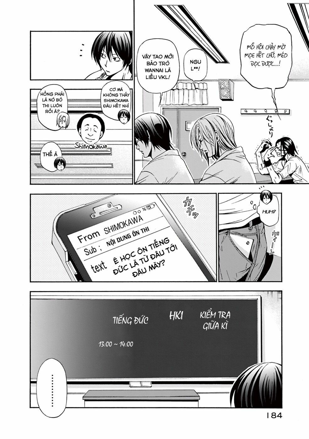 cô gái thích lặn - grand blue chapter 8.5 8