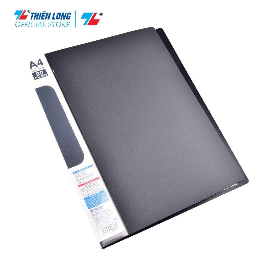 Bìa 80 lá A4 Thiên Long Flexoffice FO-DB010- Sức chứa 400 tờ A4 80gsm