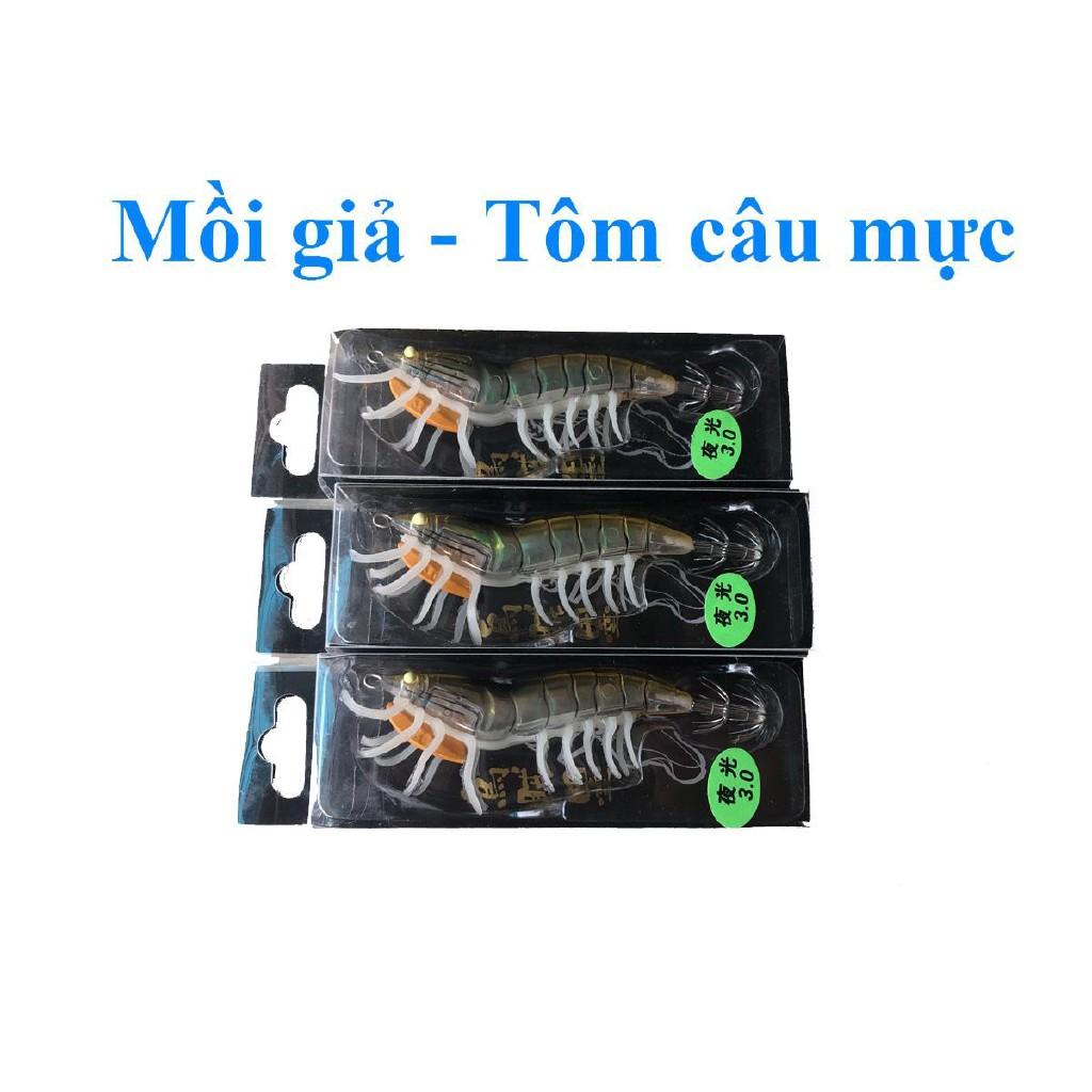 ( khuyến mại ) Mồi giả - Tôm câu mực GENIUS75 ( đại hạ giá )