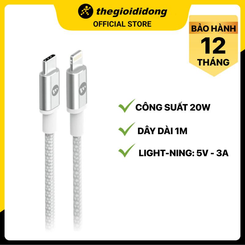 Cáp Type C - Light - ning MFI 1m Mophie - Hàng chính hãng