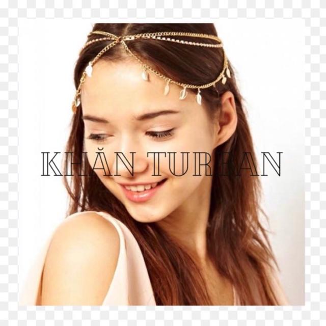 Bờm tóc bohemian - Vòng đội đầu head chain boho style - Maben