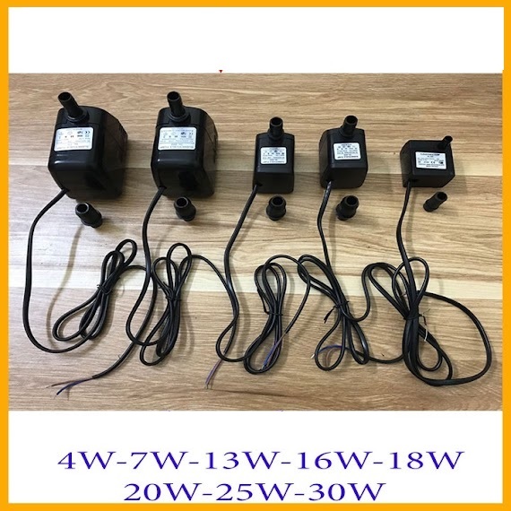 Bơm Quạt Điều Hòa -Bơm Quạt Hơi Nước - Bơm Mini 5W, 8W, 13W, 16W, 18W, 25W, 30W (Hàng chính hãng)