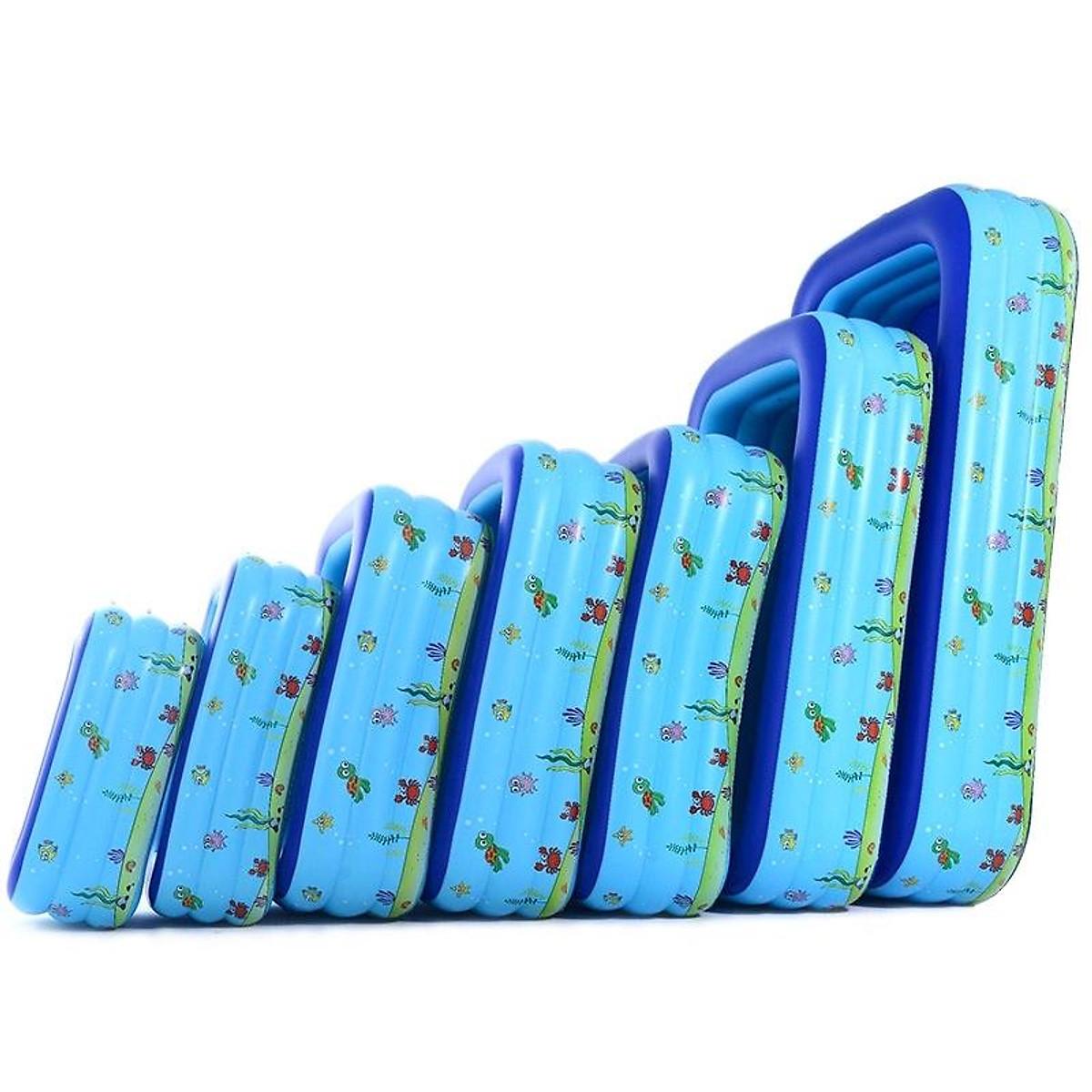 Bể bơi phao bơi cho bé 3 tầng đủ kích cỡ - loại 1m8 3 tầng