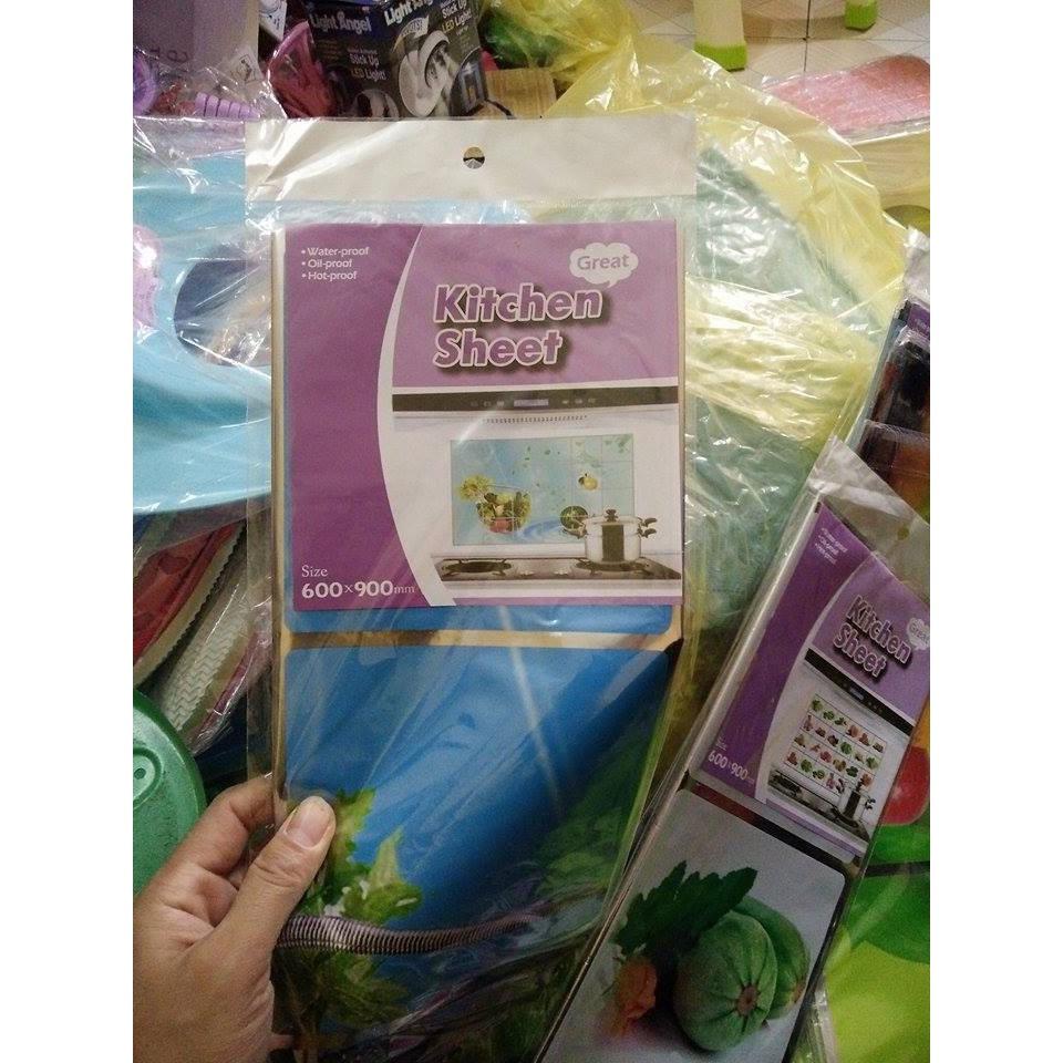 Dán bếp hình hoa quả/ củ quả 60x90