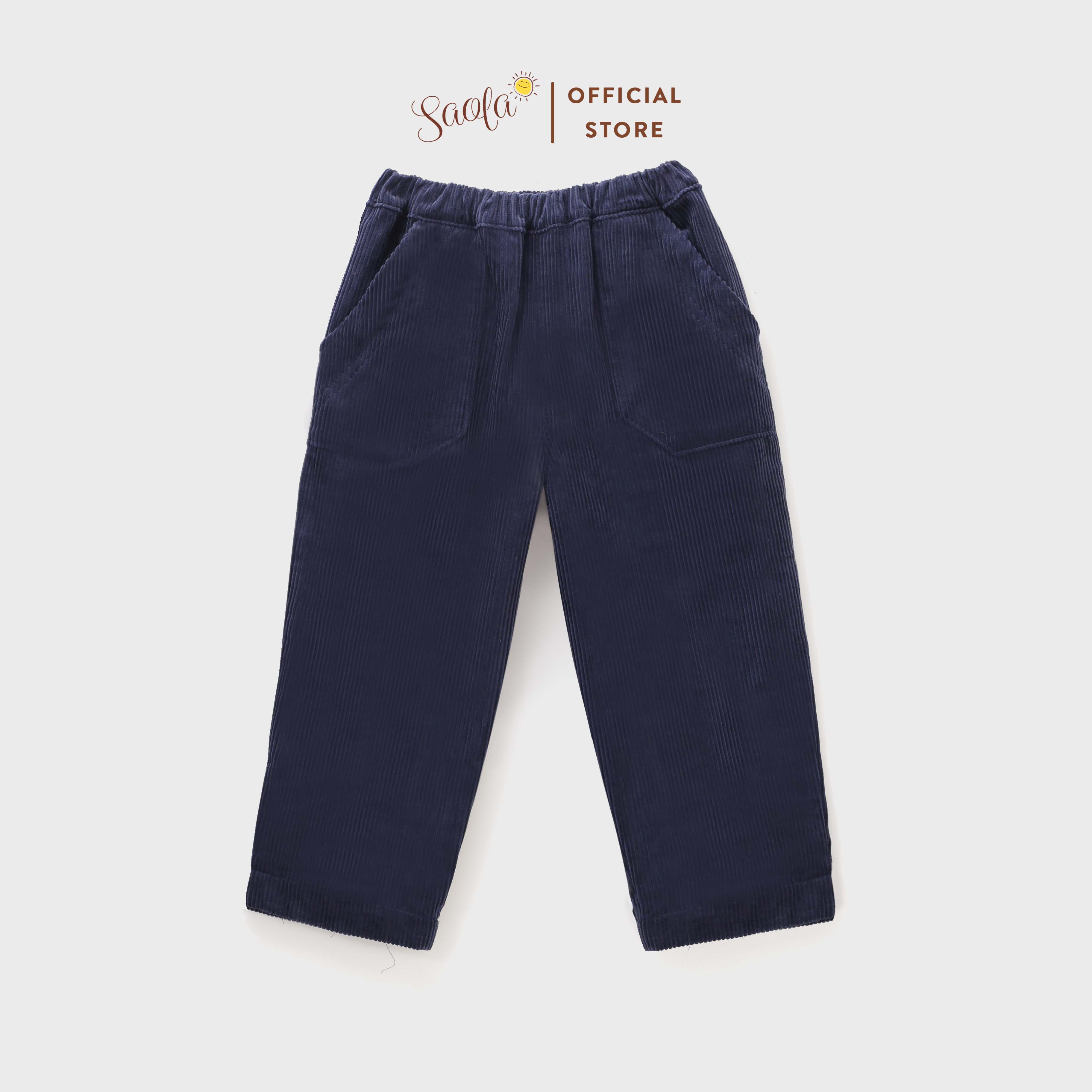 Quần Dài Nhung Tăm Cao Cấp Phong Cách Hàn Quốc Cho Bé - JUDE PANTS - PCD005 - SAOLA KIDS CLOTHING