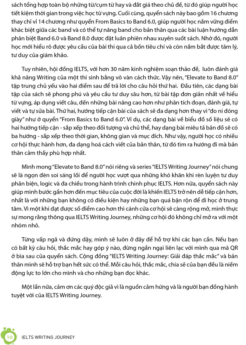 IELTS Writing Journey - Elevate To Band 8.0 - ZEN