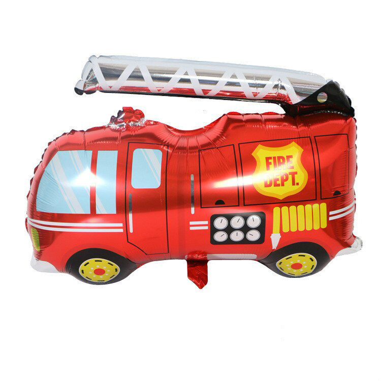 Bóng kiếng đồ chơi cho bé xe tải cấp cứu chữa cháy cảnh sát xe tăng trang trí