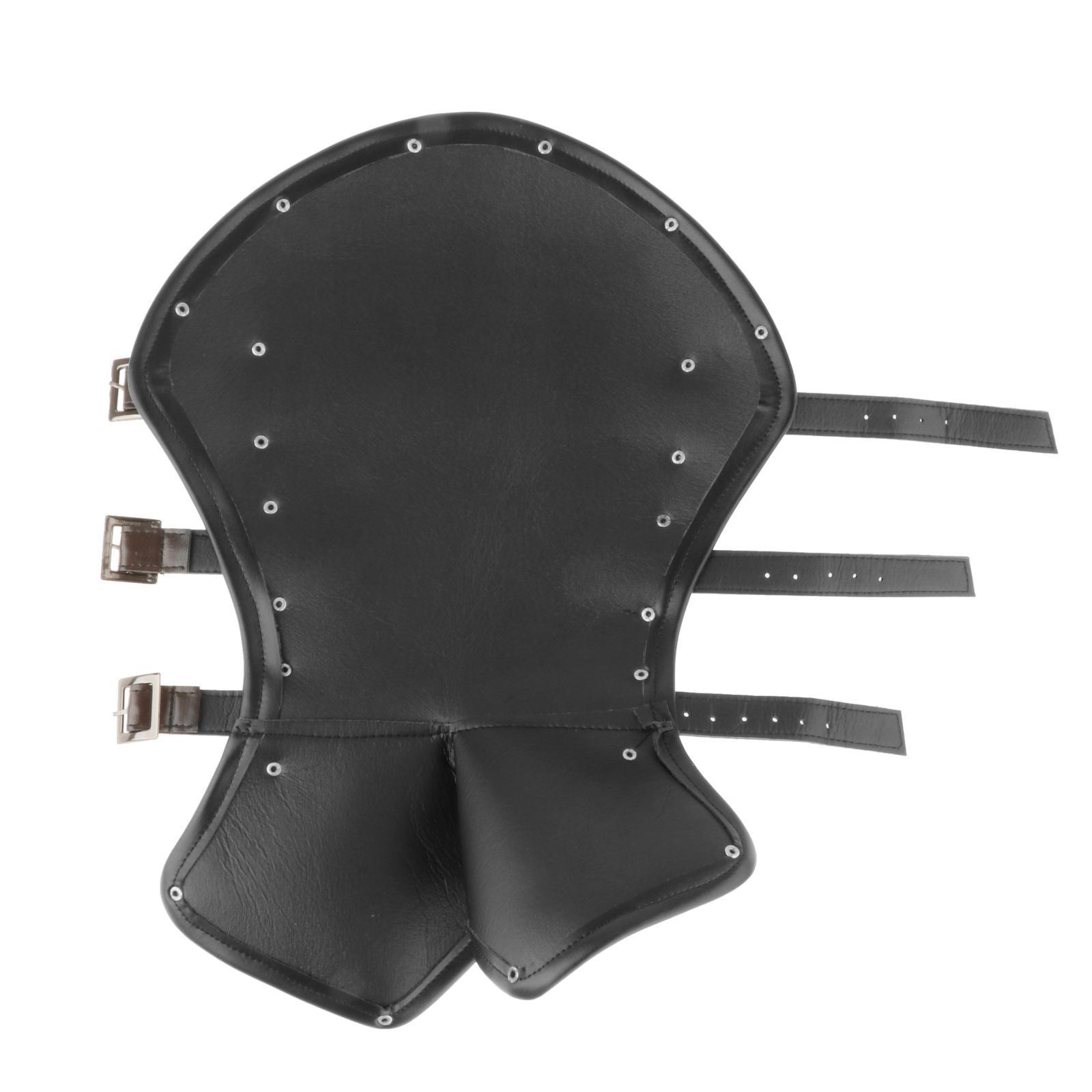Leg Guard Cosplay Costume Shoes Cover Party Medieval PU Leather Leg