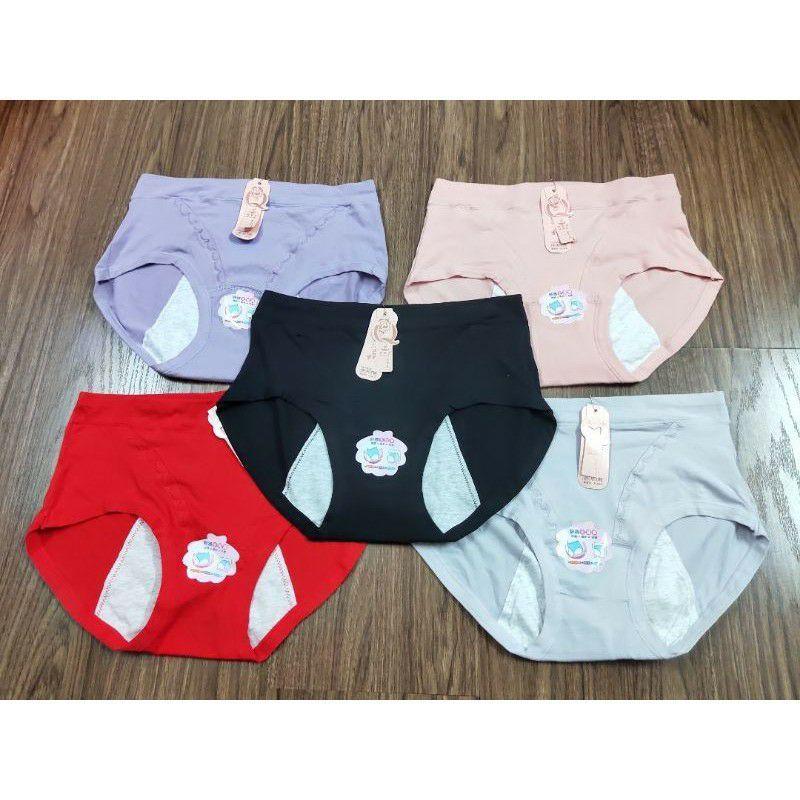 Combo 10 quần lót cotton chống tràn nguyệt san cao cấp