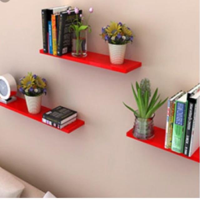 GIÁ GỐC TẠI XƯỞNG 3 thanh ngang kệ treo tường dài 30,40,50cm có sẵn