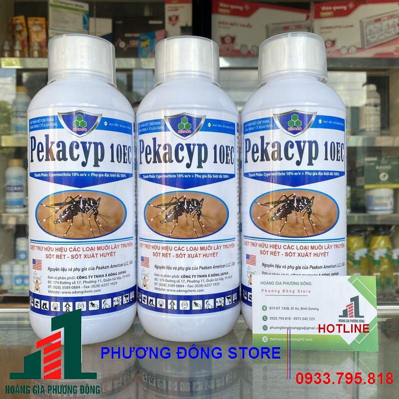 Thuốc diệt muỗi và côn trùng Pekacyp 10 EC