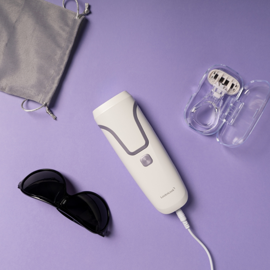Máy triệt lông LocknLock IPL Công Nghệ Làm Lạnh Sapphire ENC312IVY 4 chế độ triệt - Hàng Chính Hãng - JoyMall