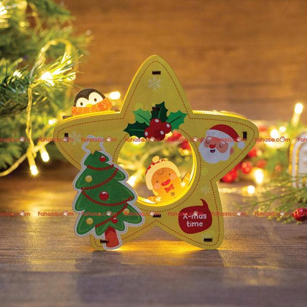 Đèn Gỗ Trang Trí Giáng Sinh - Bách Mộc - Ngôi Sao