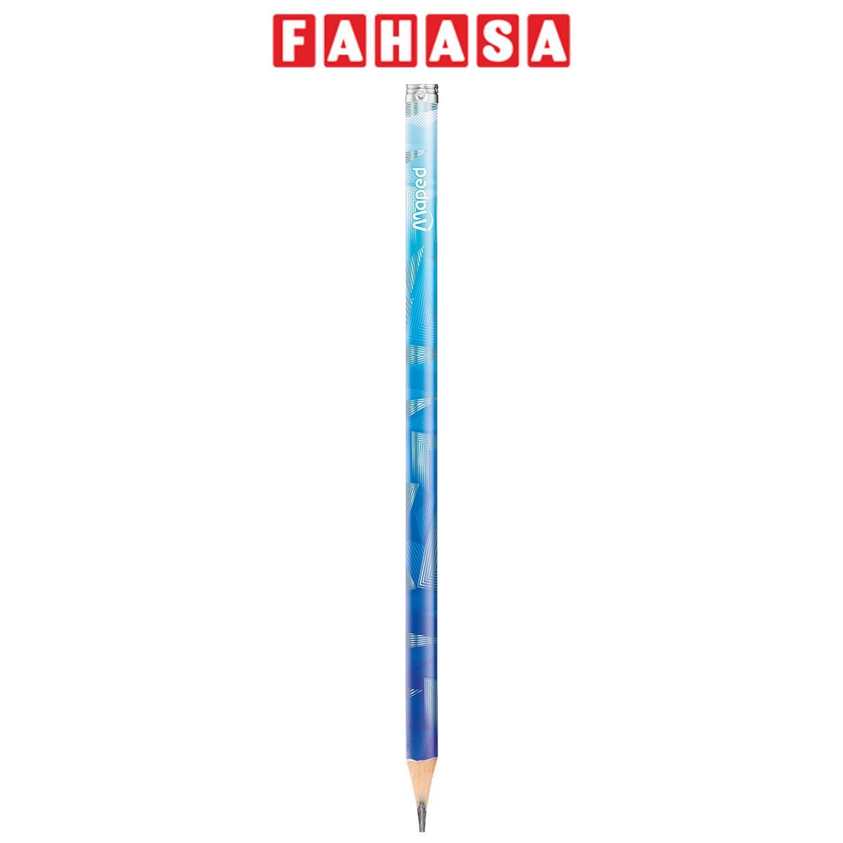 Bút Chì Đen Có Gôm HB - Maped (Màu Thân Bút Giao Ngẫu Nhiên)