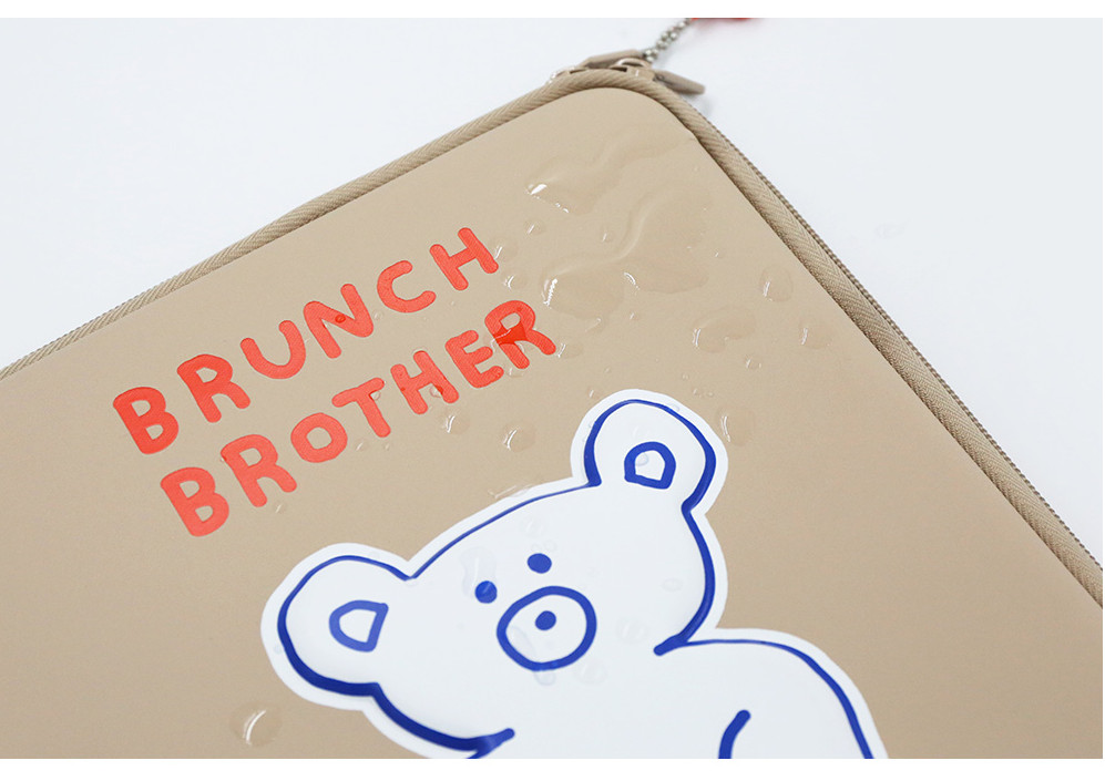 Túi đựng dành cho máy tính bảng ipad 11inch Brunch Brother Holabear phong cách Hàn Quốc chống sốc - Hàng nhập khẩu