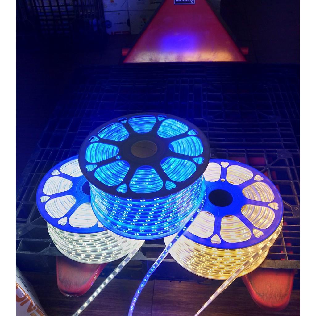 Cuộn led dây 5730 ánh sáng Vàng, Trắng, Xanh Lá ,Xanh Dương,Đỏ,RBG,Hồng dài 100 mét tặng kèm 3 nguồn