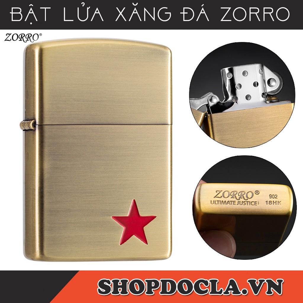 Bật Lửa Xăng Đá Zorro Z8330 Hình Sao 5 Cánh