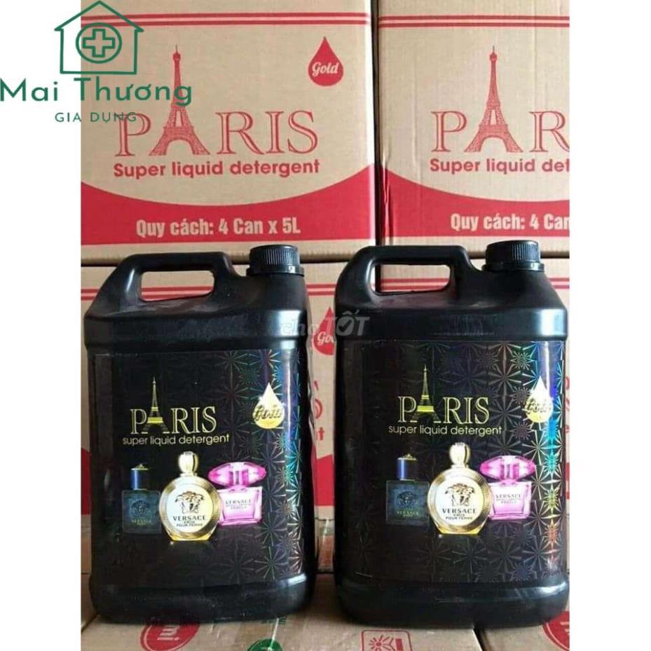 Nước Giặt Quần Áo Paris 5 Lít 5 trong 1 Siêu Lưu hương Dài Lâu