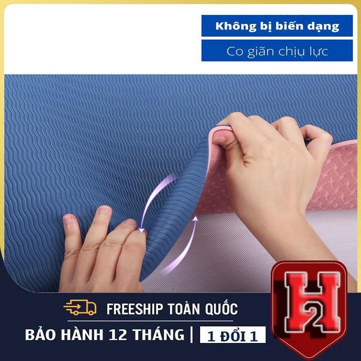 Thảm Tập Yoga 2 Lớp 6MM _Khách Được Chọn Màu