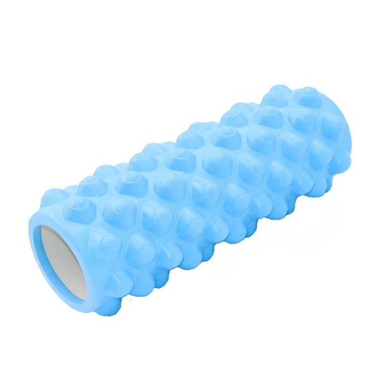 Con lăn Yoga Massage Foarm Roller, ống trụ lăn xốp thể thao giãn cơ có gai roam rollet cao cấp