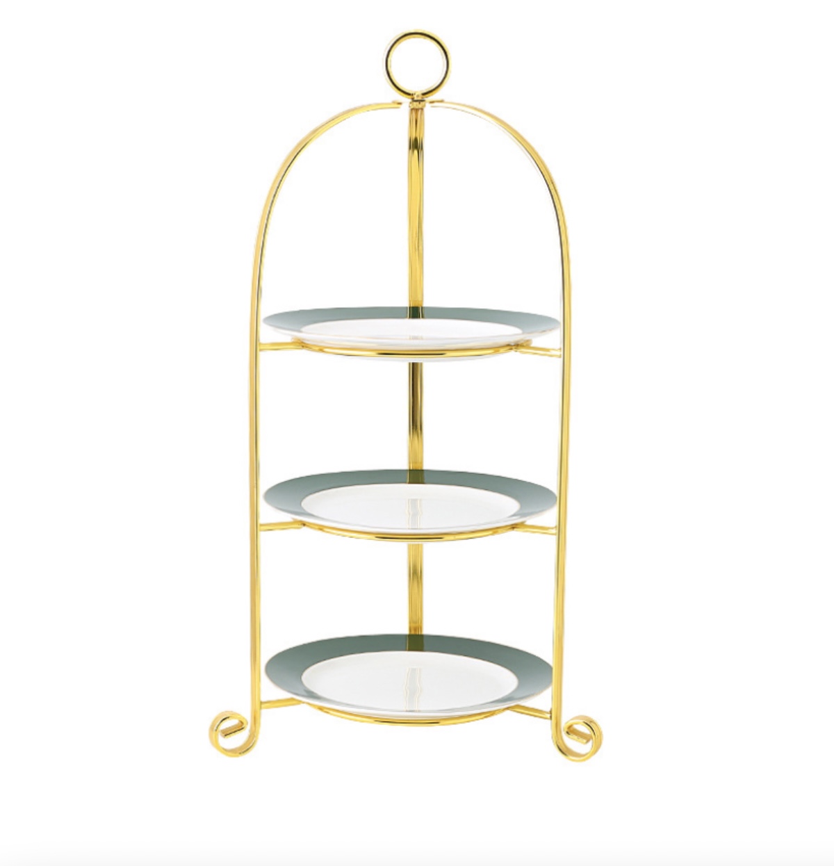 Đĩa 3 tầng để bánh trang trí bàn ăn 3-D-H9-T4236