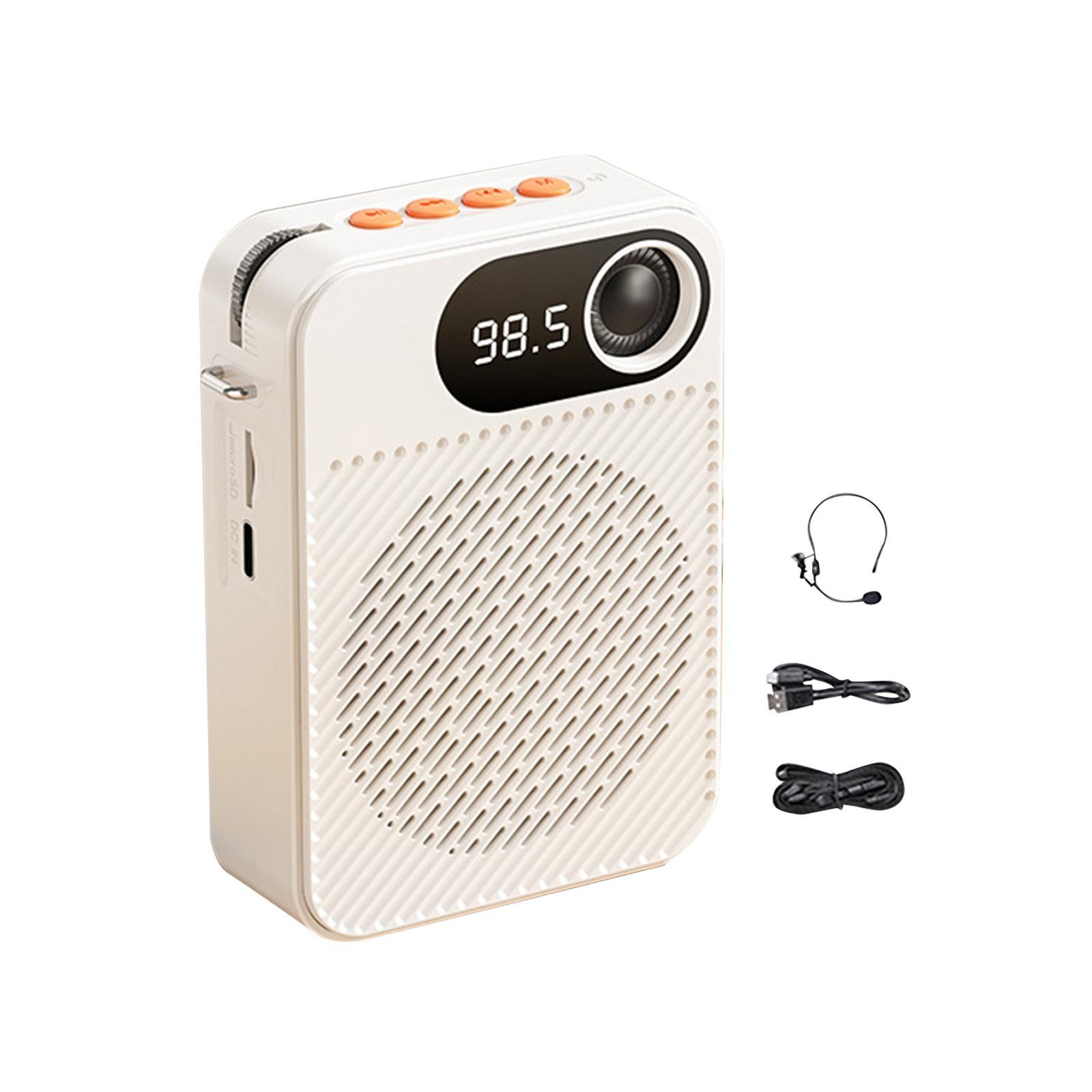 Voice Amplifier Personal Voice Amplifier Portable Speaker Mic Portable Voice Amplifier for Teachers Training Presentation Tour Guide