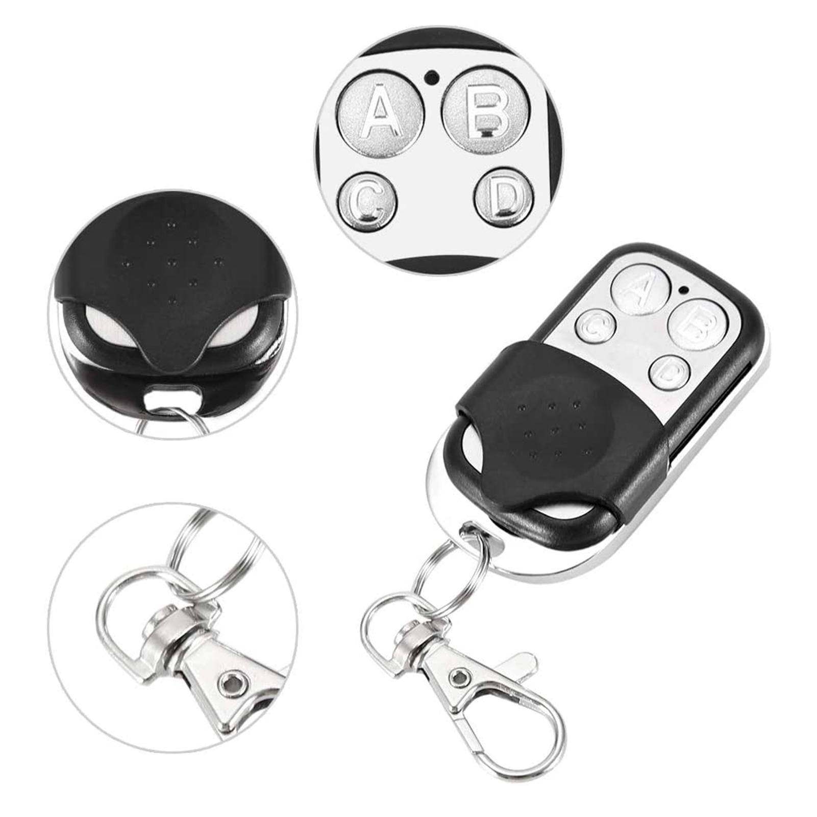Set 4 Điều Khiển Từ Xa 4 Nút Ghép Nối Đơn Giản 433Mhz Cho Cửa Ra Vào Nhà Để Xe Ô Tô