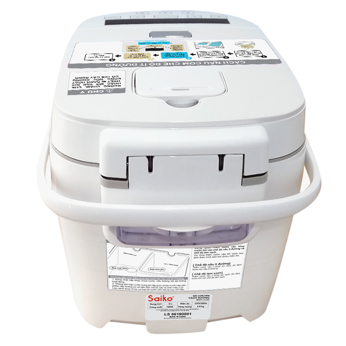 Nồi Cơm Tách Đường Saiko LS-300 - Hàng Chính Hãng