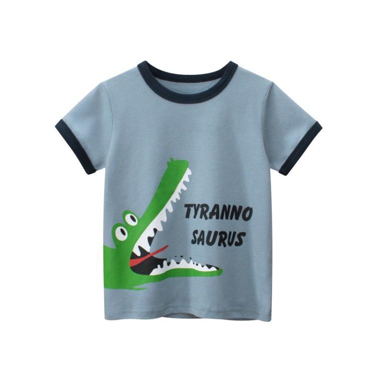 Quần áo trẻ em_áo bé trai 27kids cotton bé trai hè 2022