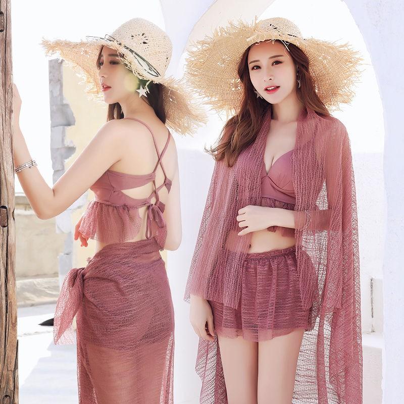 Bikini DANDAN đồ bơi nữ áo tắm 2 mảnh với 4 item cho khách lựa chọn