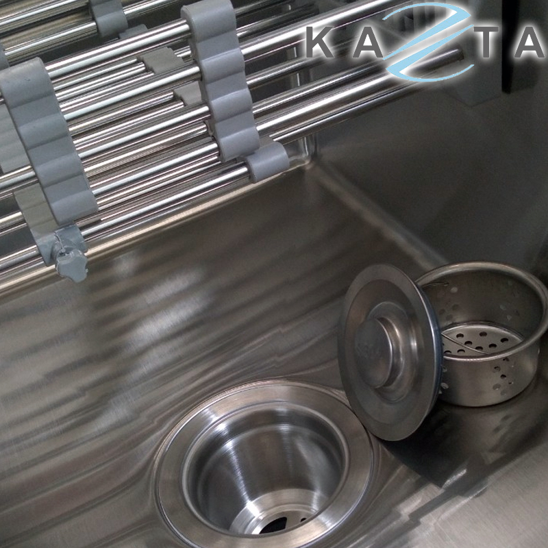 Combo Chậu Rửa Chén Bát Cao Cấp KAZTA KZ-CB6045DR Inox Gồm: Chậu Rửa Chén, Vòi rửa Chén Nóng Lạnh Và Phụ Kiện Kèm Theo