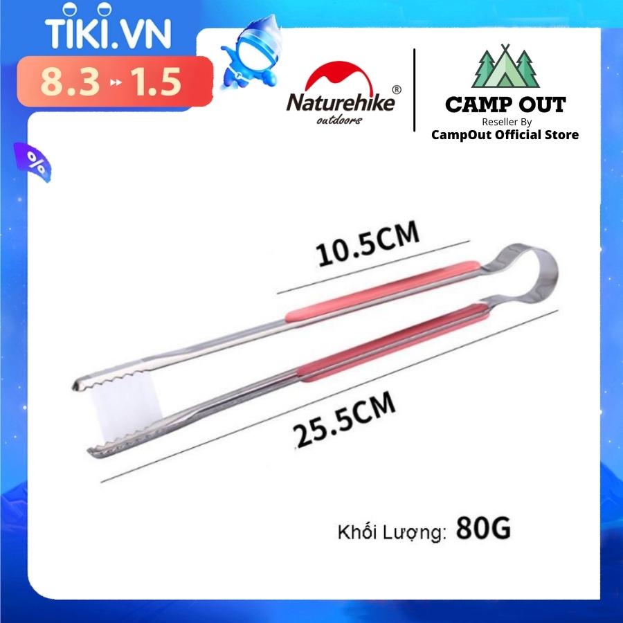 Đồ cắm trại kẹp gắp thịt nướng Campingmoon campoutvn SJ-10 du lịch dã ngoại A348