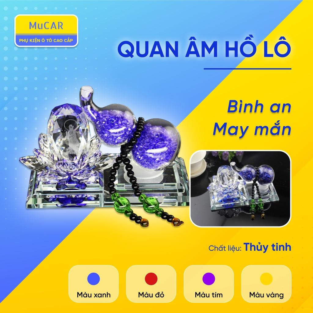 Tượng Hồ Lô Quan Âm Trang Trí Taplo Xe Ô Tô - Tượng Nước Hoa Hồ Lô Nhiều Màu Sắc