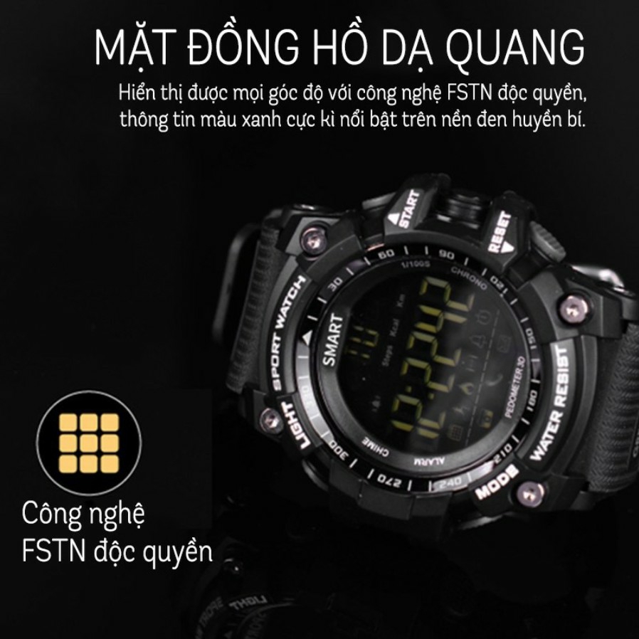 Đồng hô thể thao smart watch chống nước EX Sport