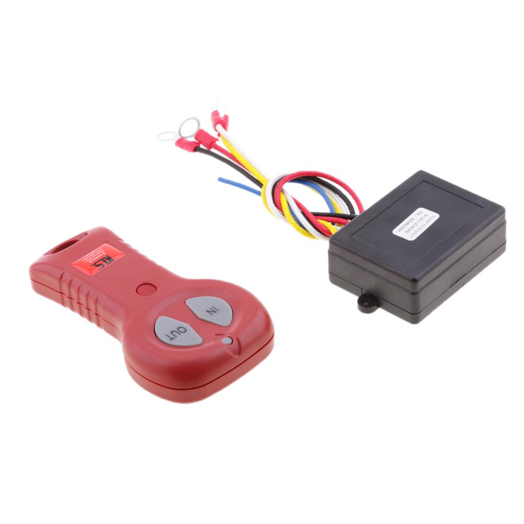 12/24V ATV Xe SUV Không Dây Tời Điều Khiển Từ Xa Bộ Công Tắc Máy KLS-213X