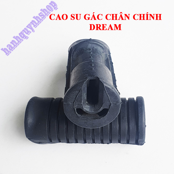 Bộ 2 cao su gác chân chính cho Dream loại đẹp màu đen