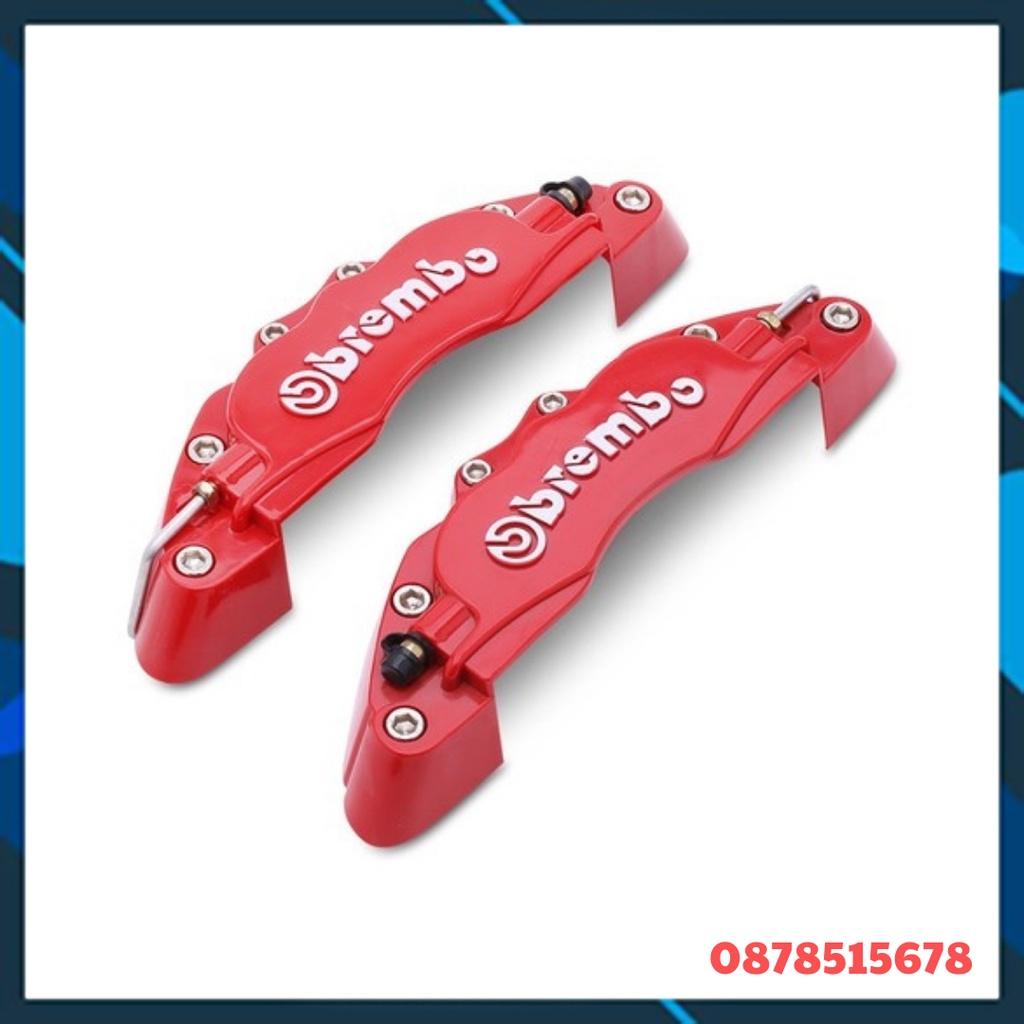 Bộ 2 ốp độ má phanh đĩa Brembo KIM LOẠI phong cách thể thao và đẳng cấp cho ô tô xe hơi (ĐỦ SIZE 14-15, 16-17, 18-19