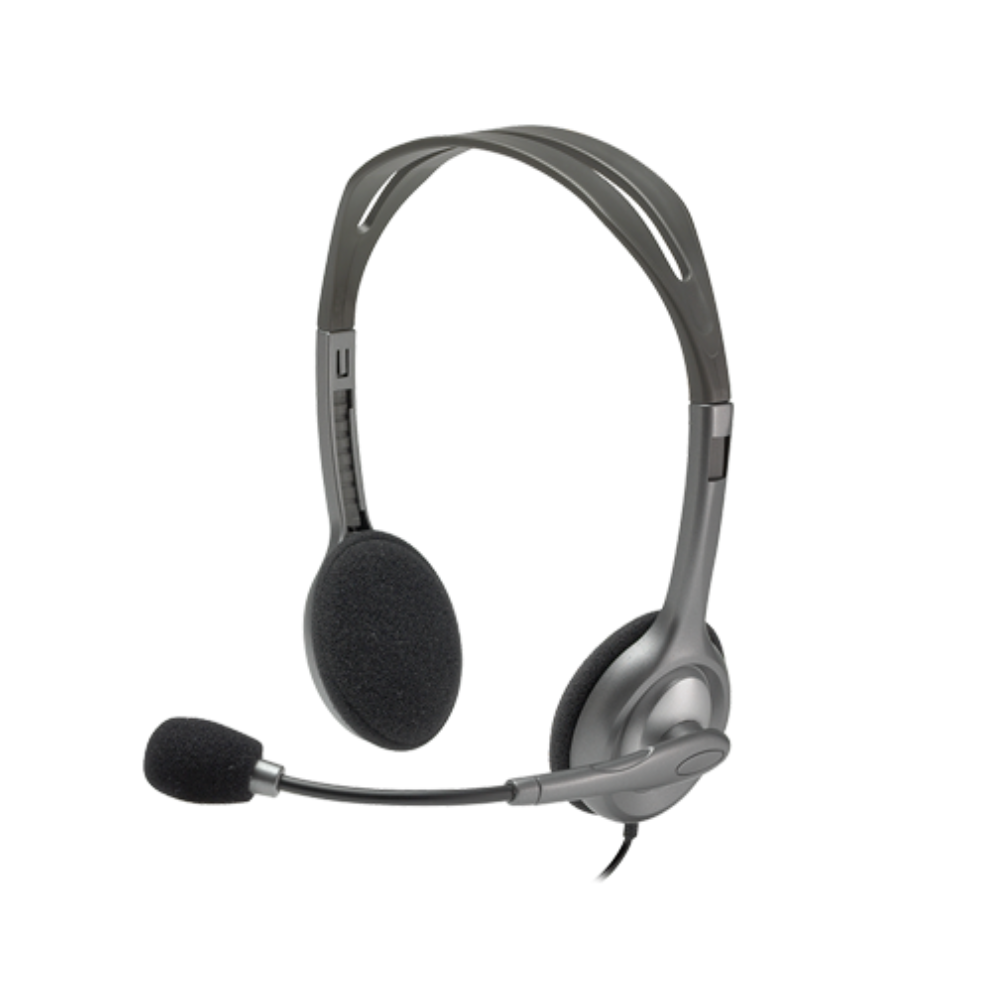 Tai nghe Logitech H110 - Âm thanh nổi - Hàng Chính Hãng - Bảo Hành 24 tháng