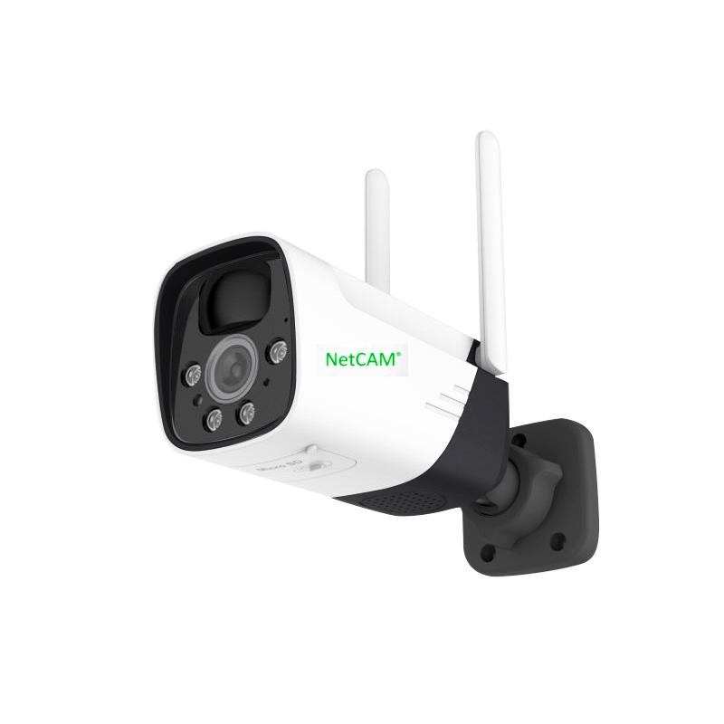 Camera WiFi Năng Lượng Mặt Trời NetCAM SL90, Góc Quan Sát 89º, Độ phân giải 3.0MP - Hàng chính hãng