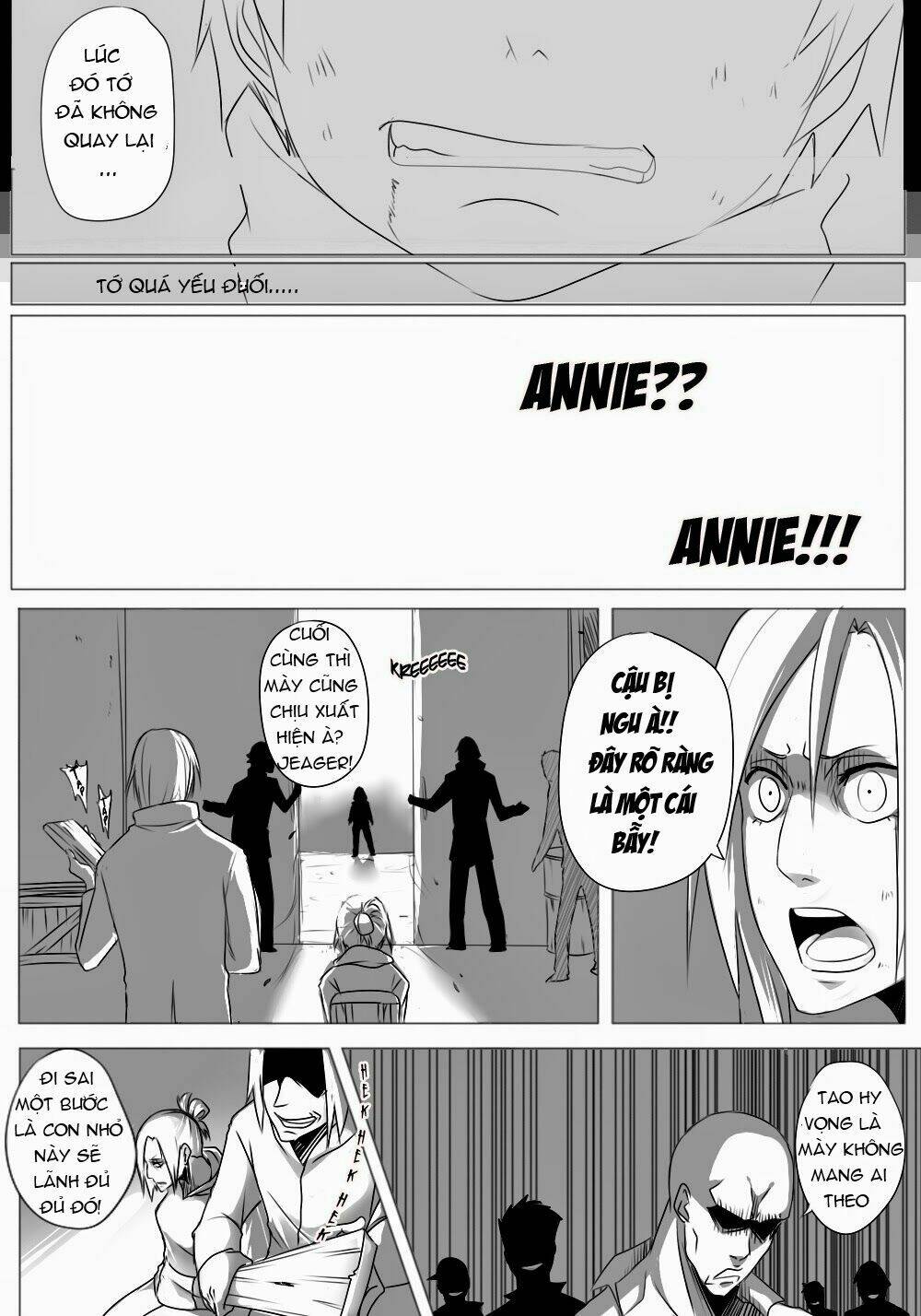 đại chiến titan - doujinshi về cuộc tình tay 4 chapter 3 3