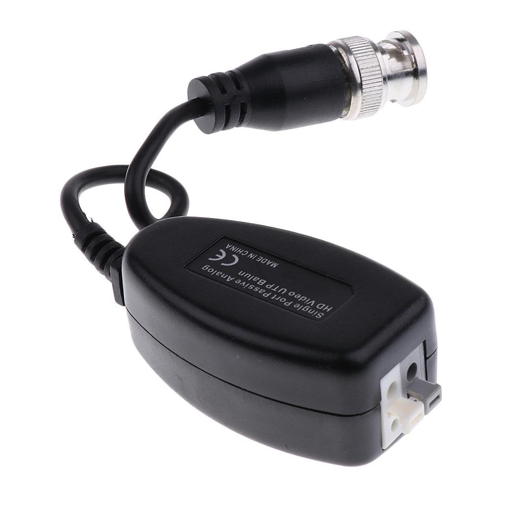 2Pcs Single Port Passive Analog HD Video UTP Balun for HD-CVI/TVI/AHD Camera