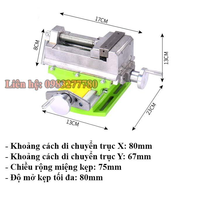 Bàn Trượt Hai Chiều Kết Hợp Ê Tô Khoan Bàn BG6368