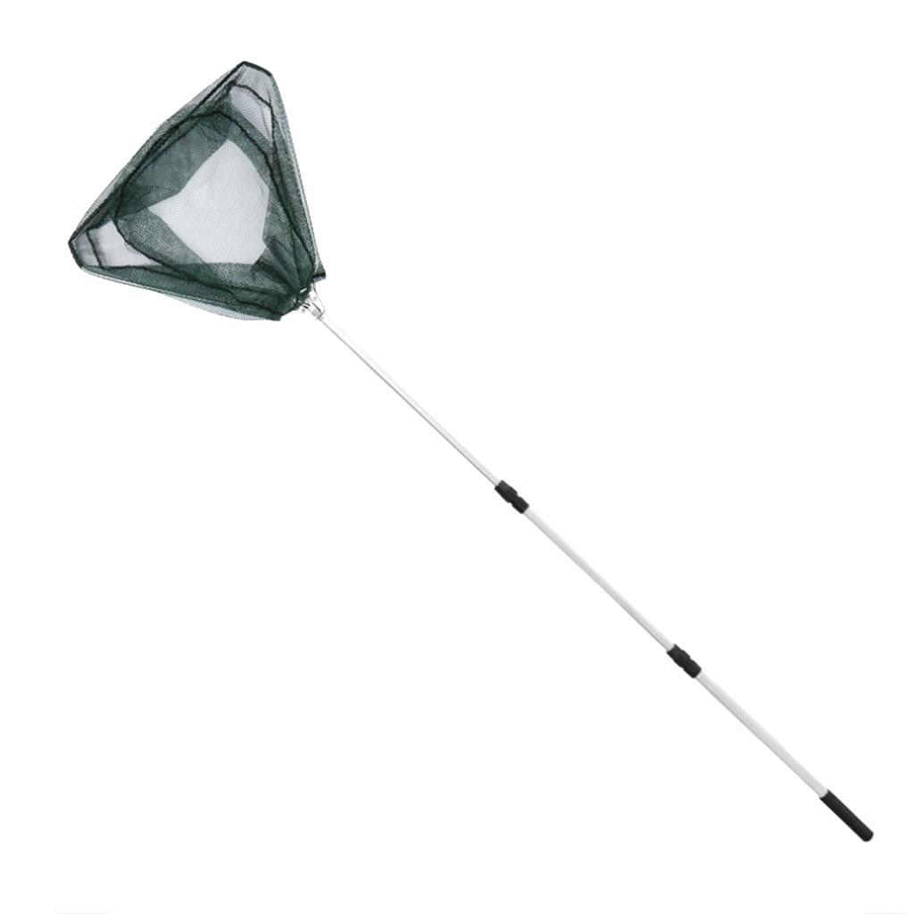 Folding Fly Fishing Net Fishing Landing Net Nylon Mesh Catch And Release