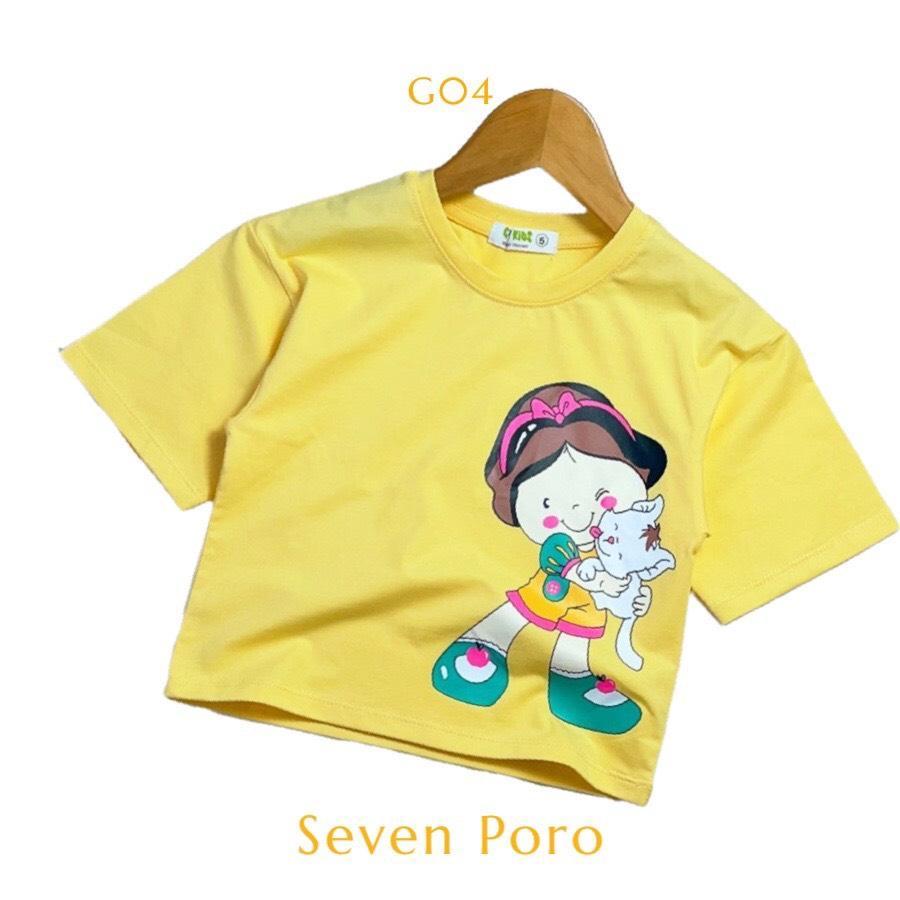 Áo Thun Form Lửng Bé Gái G04D Sevenporo - G&amp;K Kids