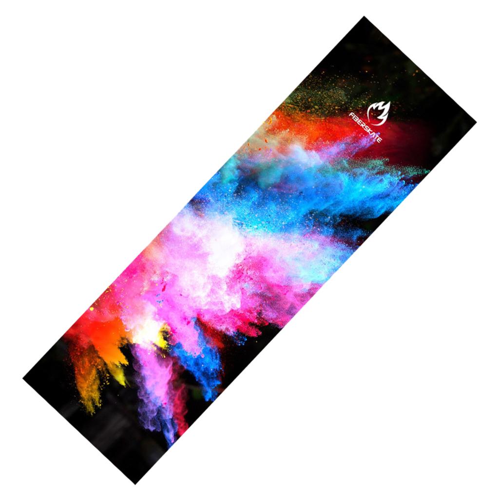 2xLongboard Skateboard Sandpaper Griptape Sand Paper Colorful A