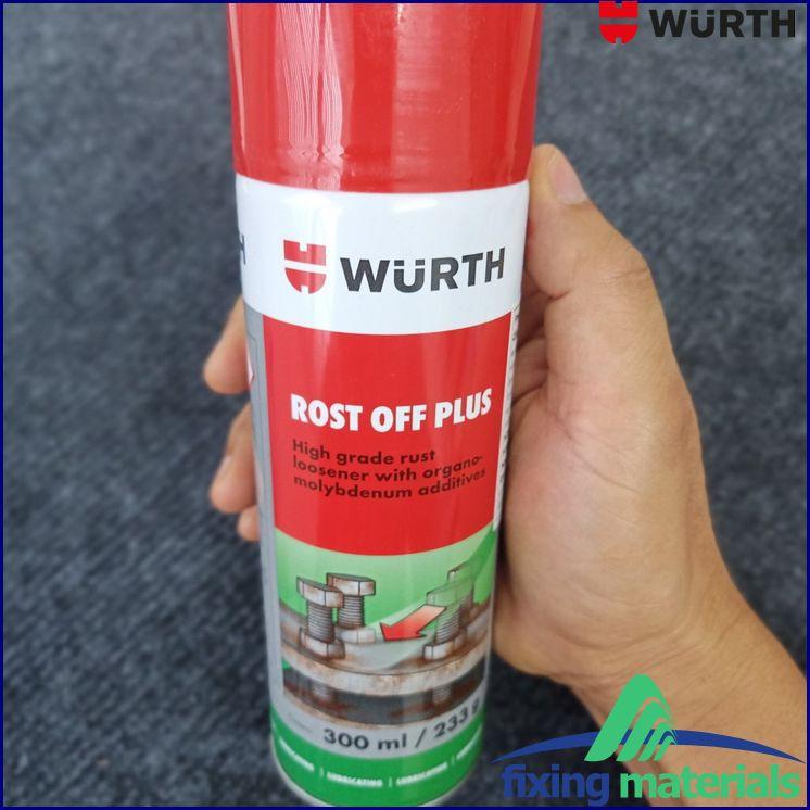 Chất phá gỉ sét WURTH ROST-OFF Plus, dạng chai xịt 300ml/233g